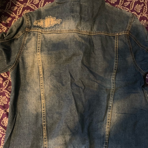 Patch panel denim vest - Picture 2 of 2